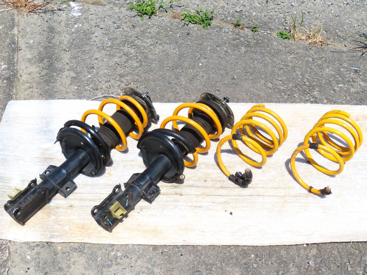 H18 CBA-SB5244W ボルボ VOLVO V70 2WD AT 右H 純正フロント ストラット 社外 ダウンサス(カット有り) SET / 116238km拍卖