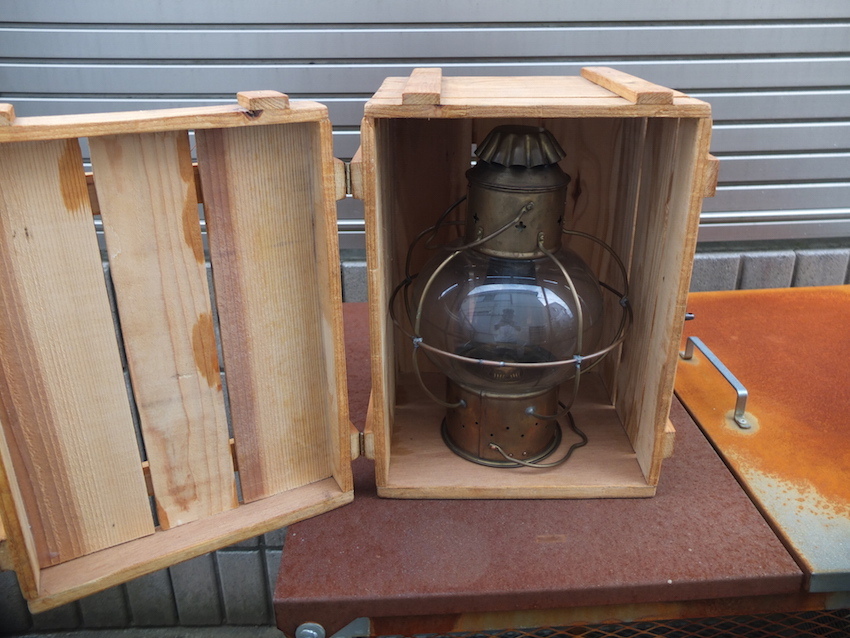 Vintage 日本船燈 ニッセン ボートランプ ランタン マリンランプ ビンテージ 真鍮拍卖