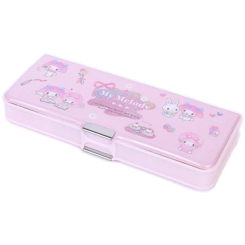 マイメロディ 両面開き筆箱 ペンケース 筆入れ サンリオ 入園入学 進級 応援 sanrio キャラクター 小学生 女の子拍卖