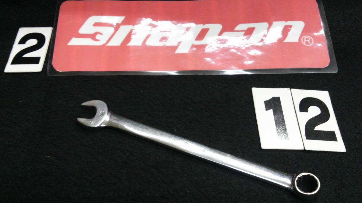 ・<21066> ② Snap-on スナップオン コンビネーションレンチ OEXM120 12mm USA アンダーライン拍卖