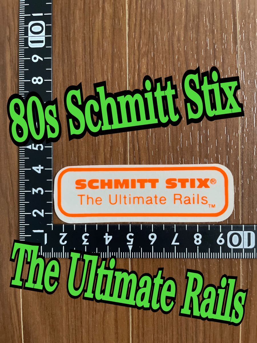 スペシャル!!80s SCHMITT STIX 80年代 シュミットスティックス オリジナル ステッカー powell Santa Cruz dogtown Zorlac life’s a beach拍卖