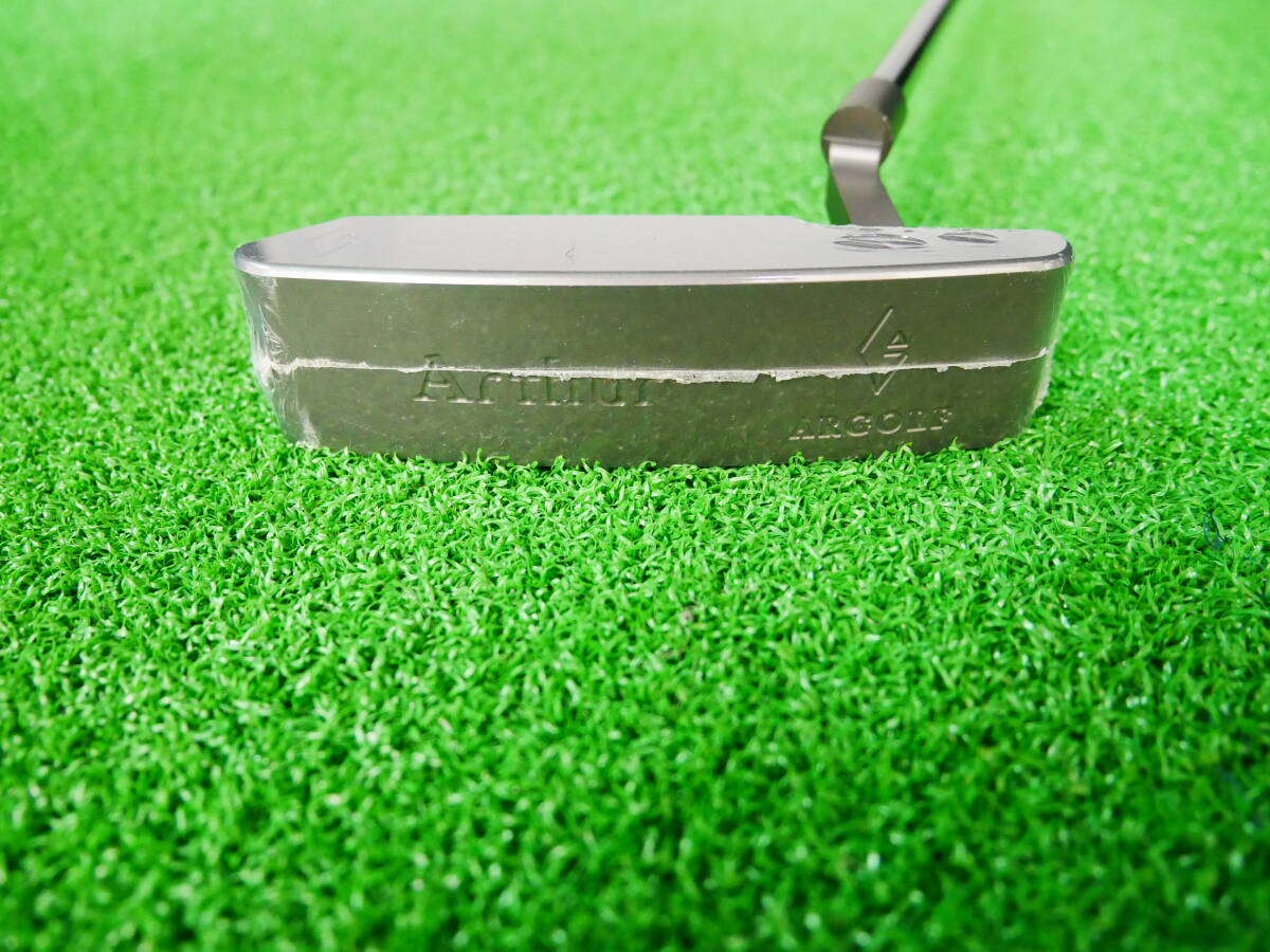 ●新品●アールゴルフ ARGOLF Arthur アーサー ダークエディション●GSS304L●純正スチールシャフト●パター拍卖