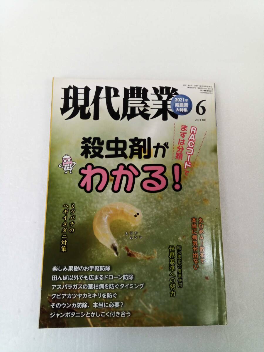 現代農業 2021 6月 減農薬特集 殺虫剤がわかる! 農文協 240618拍卖