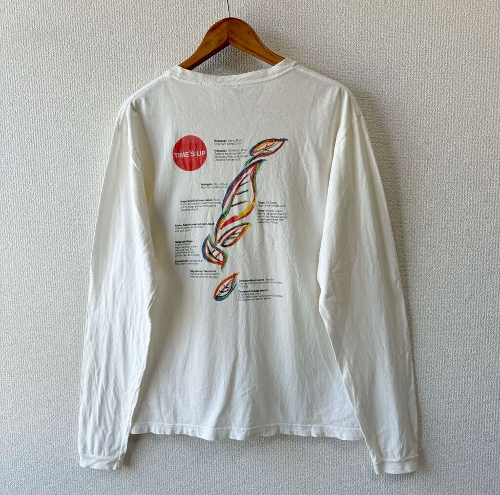 Patagonia プリント 長袖 Tシャツ M オーガニック コットン ロンT パタゴニア拍卖