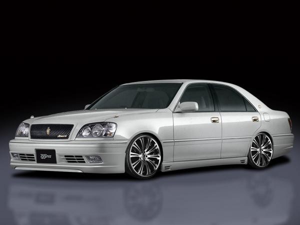 JZS17系 クラウンロイヤル/クラウンアスリート 前期 後期 アンダースポイラータイプ フロント サイド リア 3点キット エアロパーツ拍卖