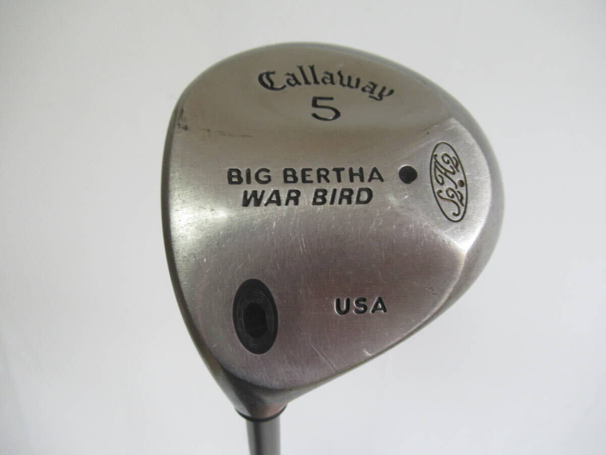 ★Callaway キャロウェイ BIG BERTHA WAR BIRD フェアウエイウッド 5W 左用 17.5° 純正カーボンシャフト J609 ★レア★激安★中古★ ★拍卖