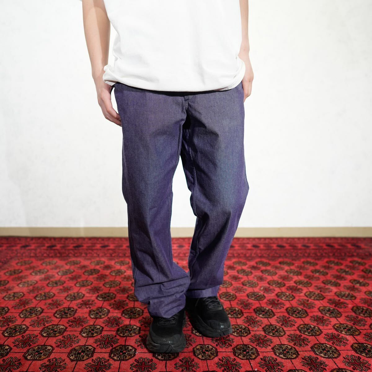 DEAD STOCK EU VINTAGE FRENCH MILITALY DENIM PANTS/デッドストックヨーロッパ古着フランス軍デニムパンツ拍卖