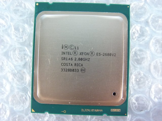 1PYG // Intel Xeon E5-2680 V2 2.8GHz SR1A6 Ivy Bridge-EP M1 Socket2011(LGA) COSTA RICA // McAfee WG-5500 取外 //(同ロット)在庫2拍卖