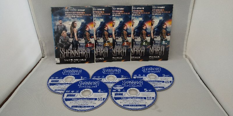 090-3060 送料無料 シャナラ・クロニクルズ ファーストシーズン 全5巻 ディスクにキズ有り レンタル版 ジャケットとディスクのみ拍卖