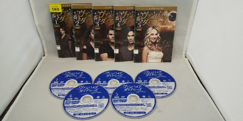 090-3085 送料無料 ヴァンパイア・ダイアリーズ シックス・シーズン 全11巻 ディスクにキズ有り レンタル版 ジャケットとディスクのみ拍卖