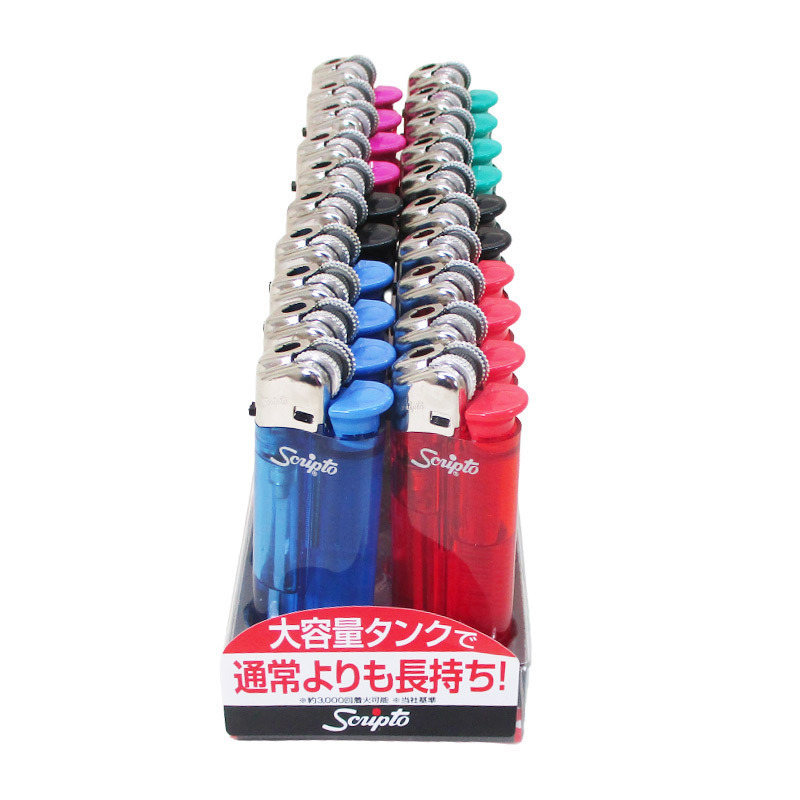 同梱可能 使い切りライター 3倍長持ち 大容量タンク 着火回数 約3000回 使い捨てライター 東海 scripto スクリプト/8743x20本セット/卸拍卖