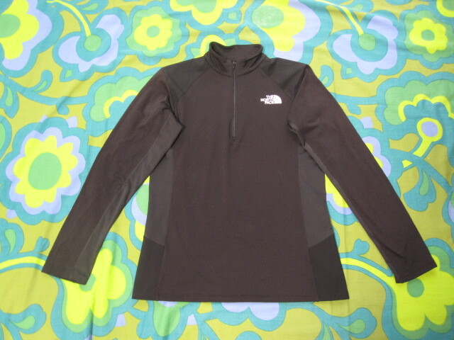 THE NORTH FACE ノースフェイス HYBRID DELTA ZU ハイブリッド デルタ ジップアップ NTW61431 ブラック レディースS USEDキレイ アウトドア拍卖
