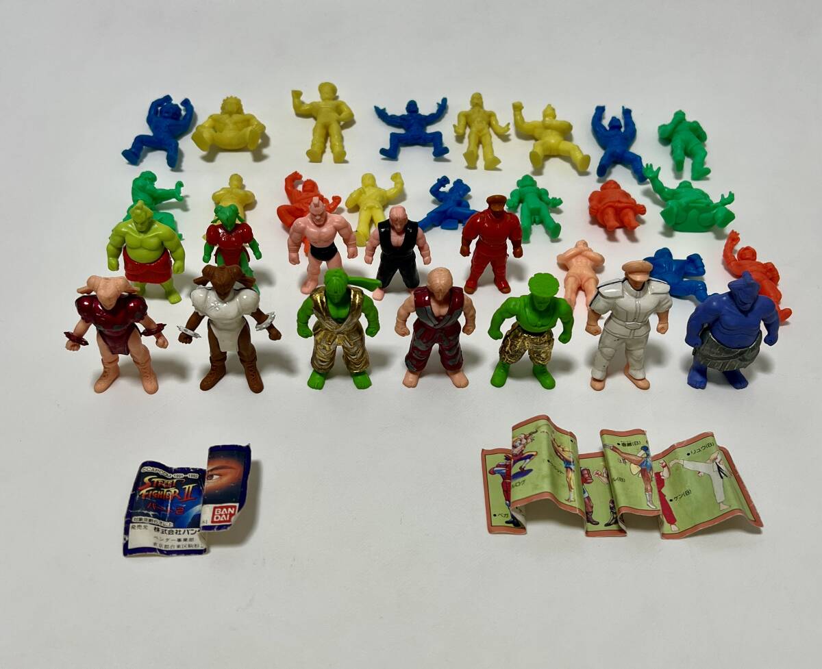 カプコン ストリートファイターII クロスアップ 消しゴム 塩ビ 31体セット リュウ ケン 春麗 ガイル ベガ エドモンド本田 拍卖