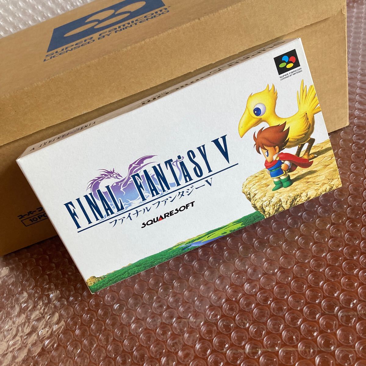 未使用【 箱出し品】1本 スクエアソフト/SQUARE SOFT スーパーファミコン SFC ファイナルファンタジー5/ファイナルファンタジーⅤ j拍卖