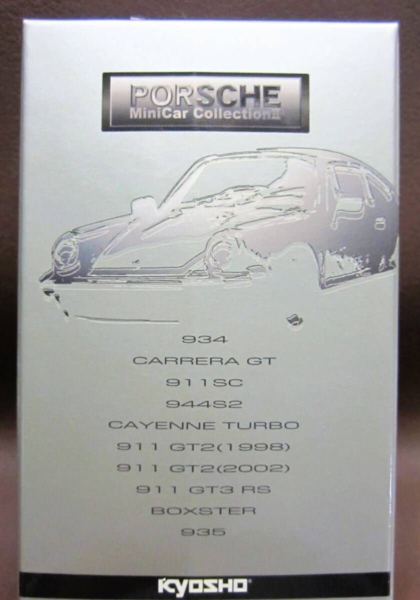京商1/64☆ポルシェ ミニカーコレクションⅡ☆Porsche 911 GT2(1998) レッド☆KYOSHO2006拍卖