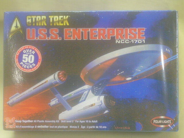スタートレック エンタープライズ NCC-1701 POLAR LIGHTS製 シュリンク包装未開封品 未組み立て品 現品状態品拍卖