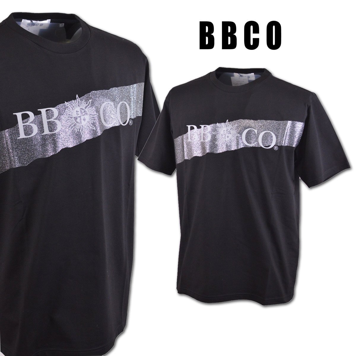 30%OFF【BBCO ビビコ】メンズ 半袖Tシャツ M(46) 黒 31-2502-01-05 アンジェロ カジュアル おしゃれ かっこいい @拍卖