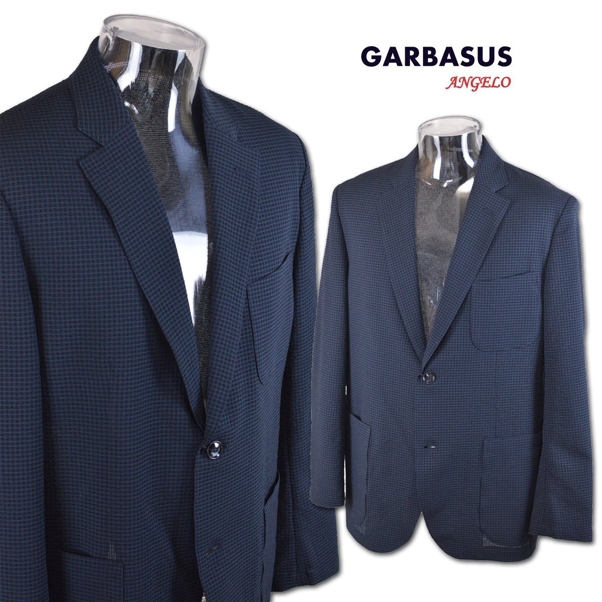 30%OFF【GARBASUS ガルバス】メンズ ジャケット L(48) 紺 41-4102-03-49 アンジェロ 春夏用 カジュアル ブレザー おしゃれ @拍卖