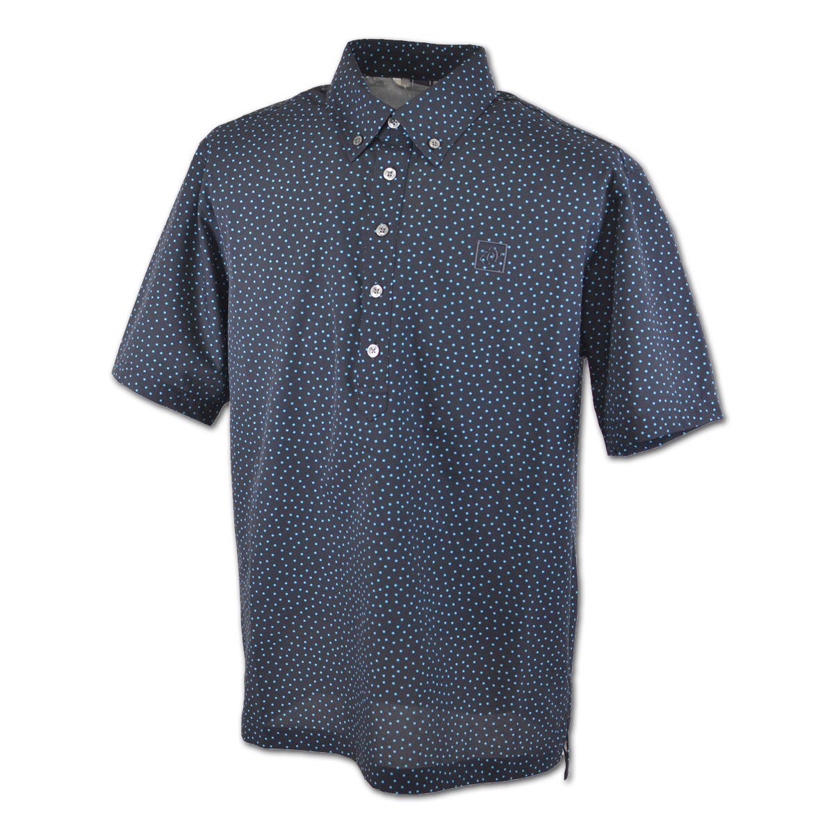 30%OFF【ZOYゾーイ】メンズ 半袖ポロシャツ L(2) 紺水玉 071442012-85 ゴルフ カジュアル おしゃれ かっこいい 上質素材 @拍卖