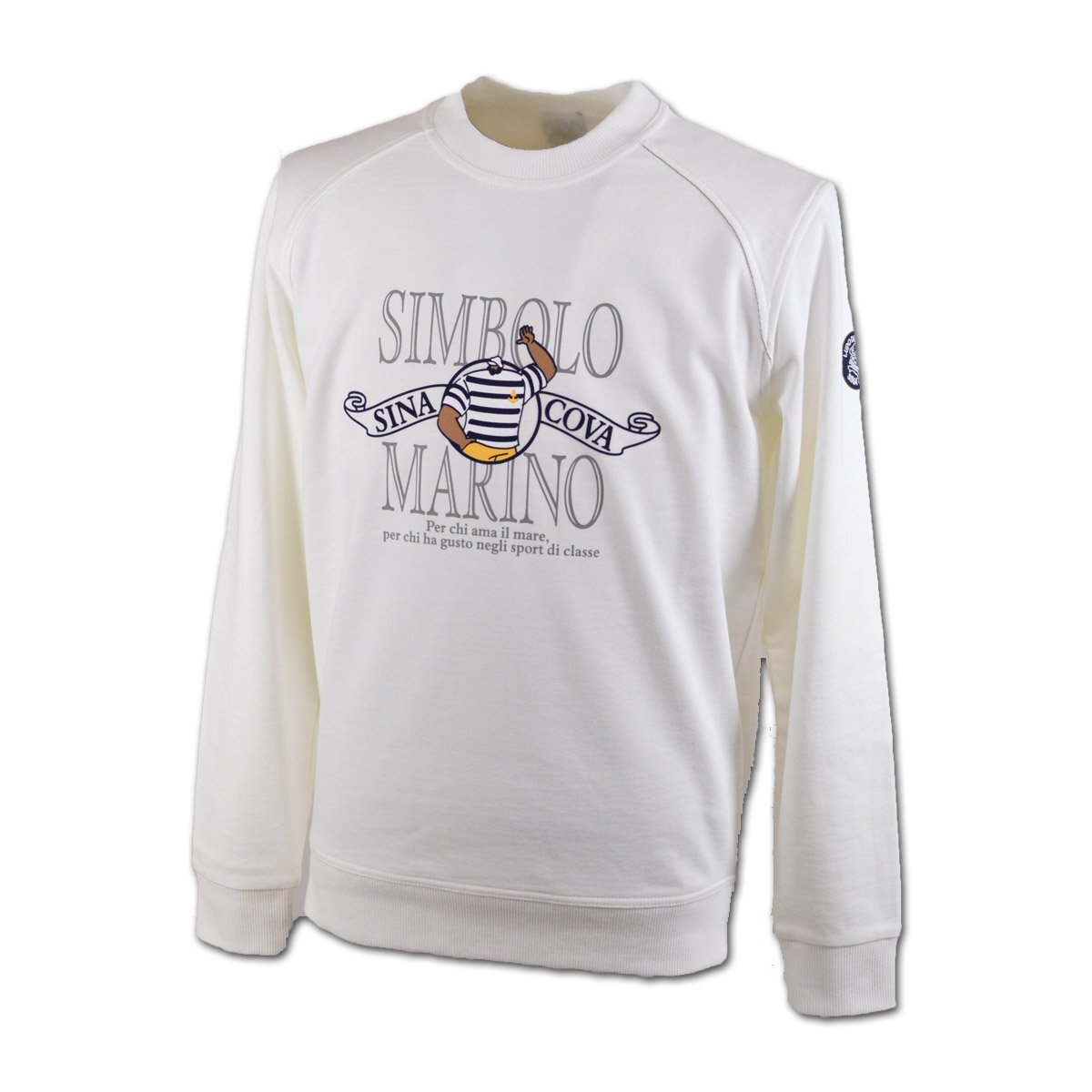 30%OFF【シナコバ】メンズ トレーナー 白 M 24120010-110 SINACOVA カジュアル ゴルフ 上質 日本製 おしゃれ @拍卖