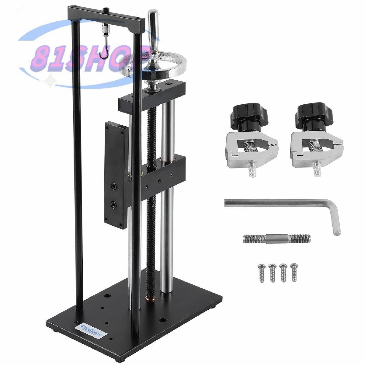 フォースゲージ用レバー式スタンド 手動式タテ型フォースゲージスタンド 日本語取り扱い説明書付き 品質保証一年拍卖