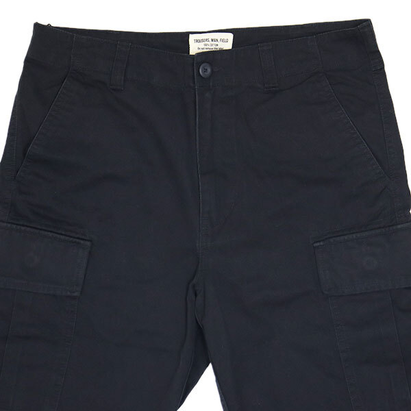 AVIREX (アヴィレックス) 783-2914002 (6126130) BASIC FATIGUE CROPPED PANTS ベーシック ファティーグ クロップド パンツ 010BLACK L拍卖