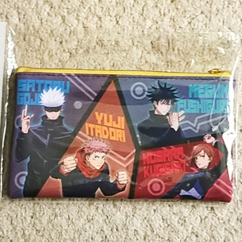 【未使用】呪術廻戦『フラットポーチ』《携帯性抜群!小物入れに最適!》拍卖