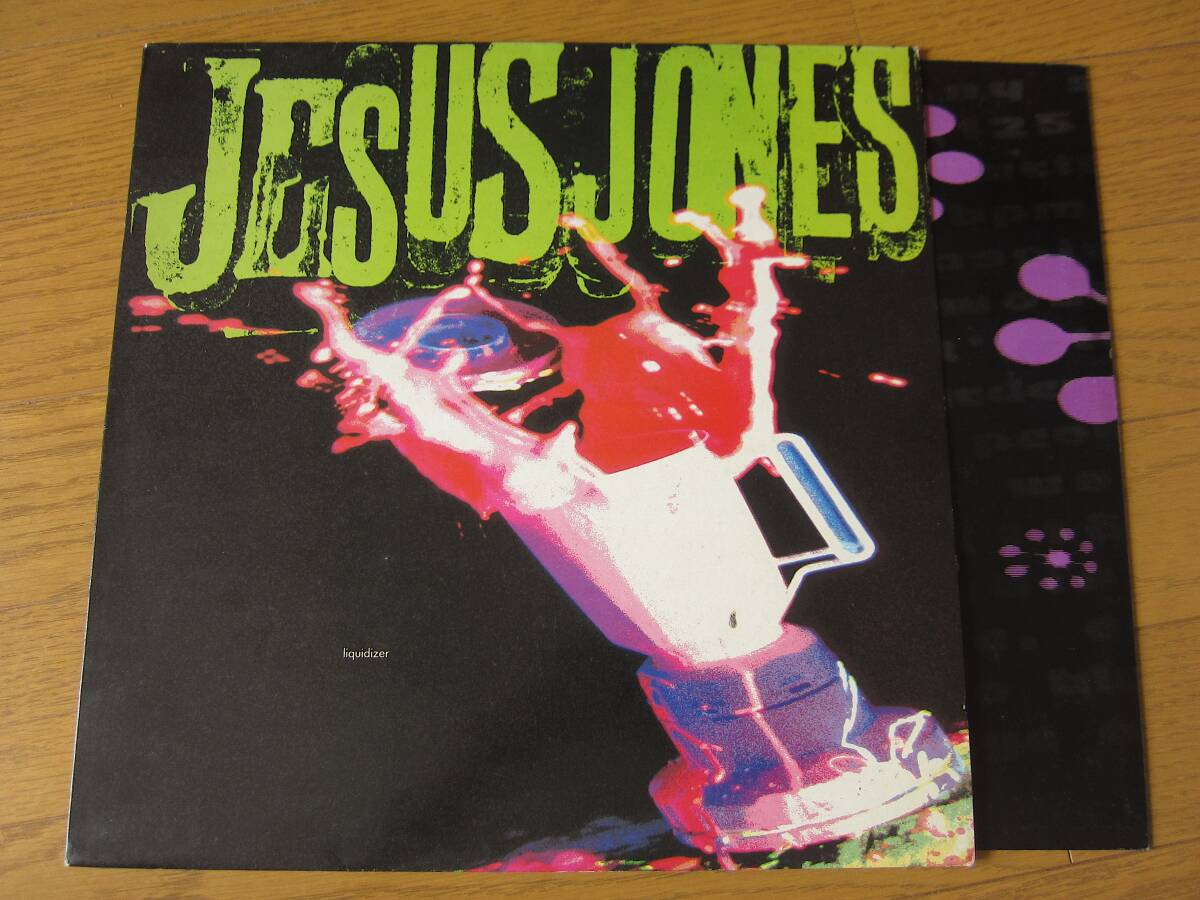 □ JESUS JONES LIQUIDIZER レアアナログUK盤オリジナル マト1U/1U B面TOWNHOUSE刻印拍卖
