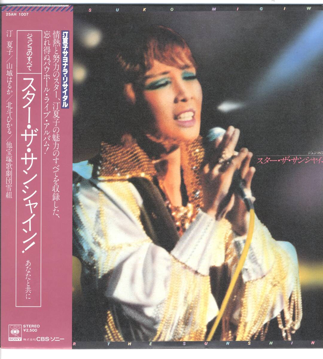 LP スター・ザ・サンシャイン 汀夏子サヨナラ・リサイタル【J-1236】拍卖