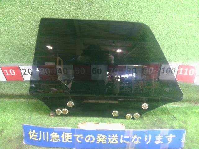 日産 ステージア 25RS FOUR WGNC34 C34 後期 純正 左 リア ドア ガラス プライバシーガラス アサヒM2L5 擦り傷有り 現状販売 中古拍卖