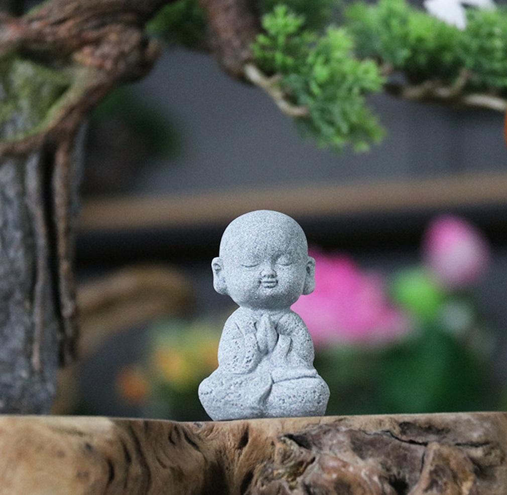 【匿名配送】お地蔵さん 合掌 置物 お守り 仏像 和尚 交通安全 癒しミニ 手のひらサイズ 3-1拍卖