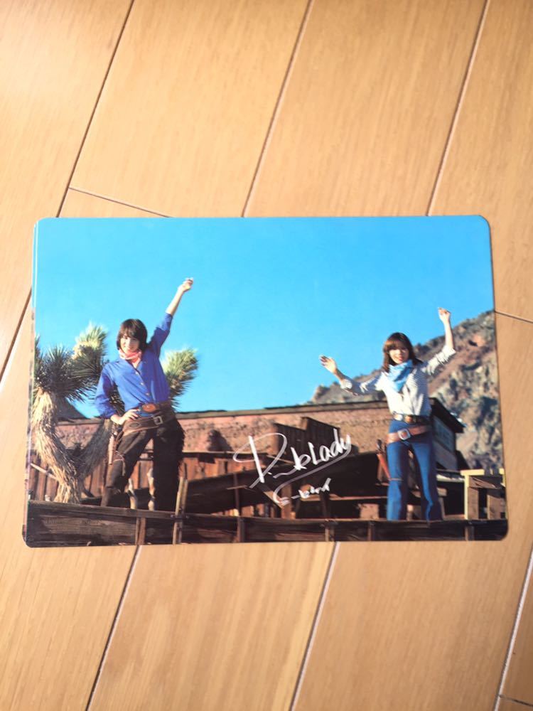 ピンクレディ 下敷き 非売品 シャワランの唄 レア物 カウボーイ拍卖