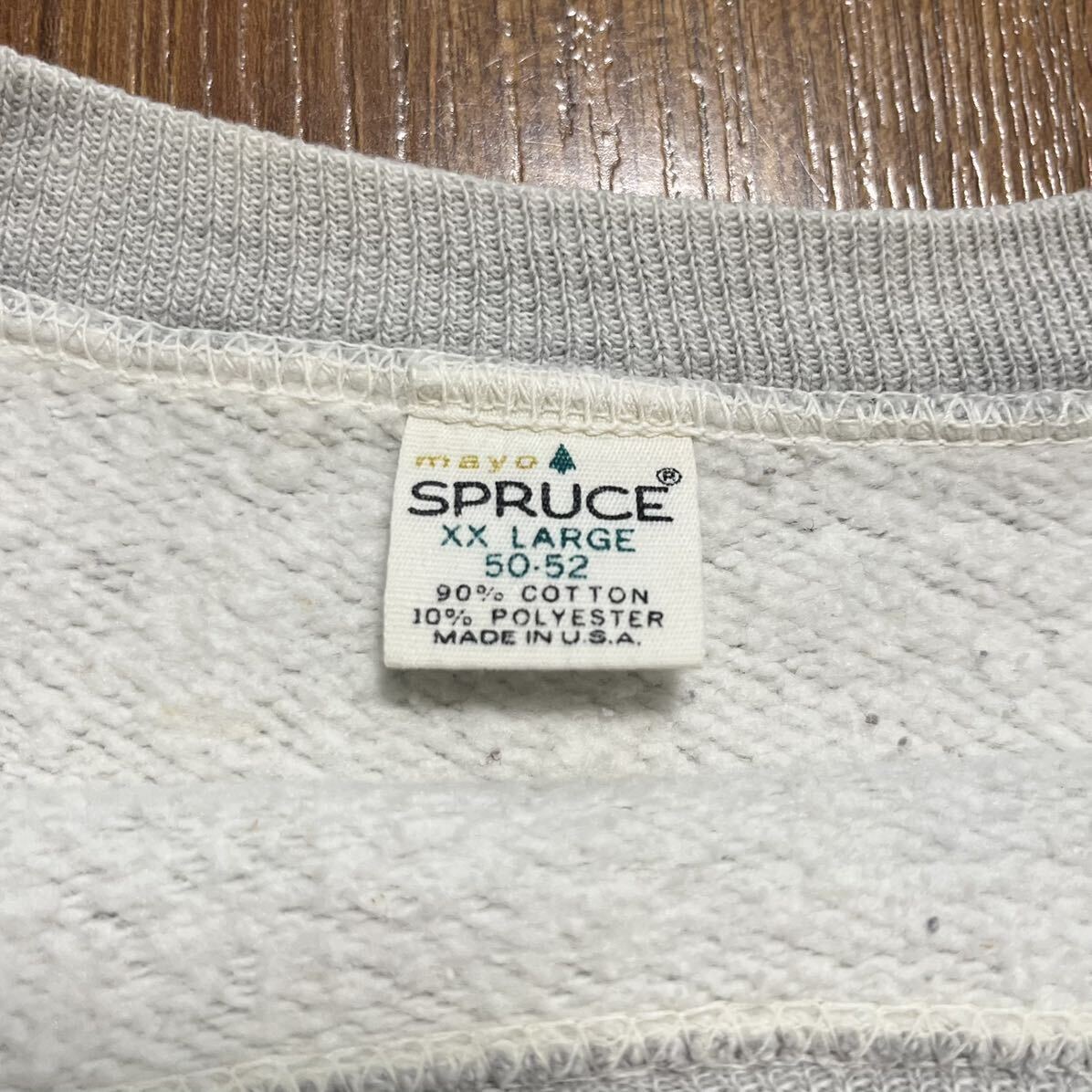 タグ有ビッグサイズ 【グレーXXL 60's mayo SPRUCE Sweat】 メイヨースプルース スウェット sweatshirt peanuts snoopy 3b's beethoven星座拍卖