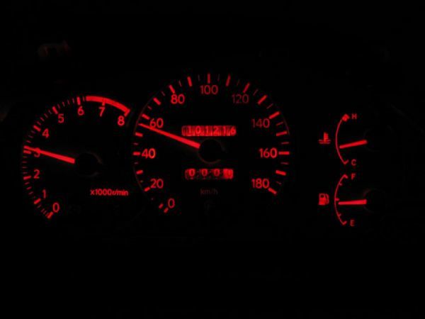 CELICA セリカ ST205 MT用 メーター照明用 LED 1台分セット! レッド拍卖