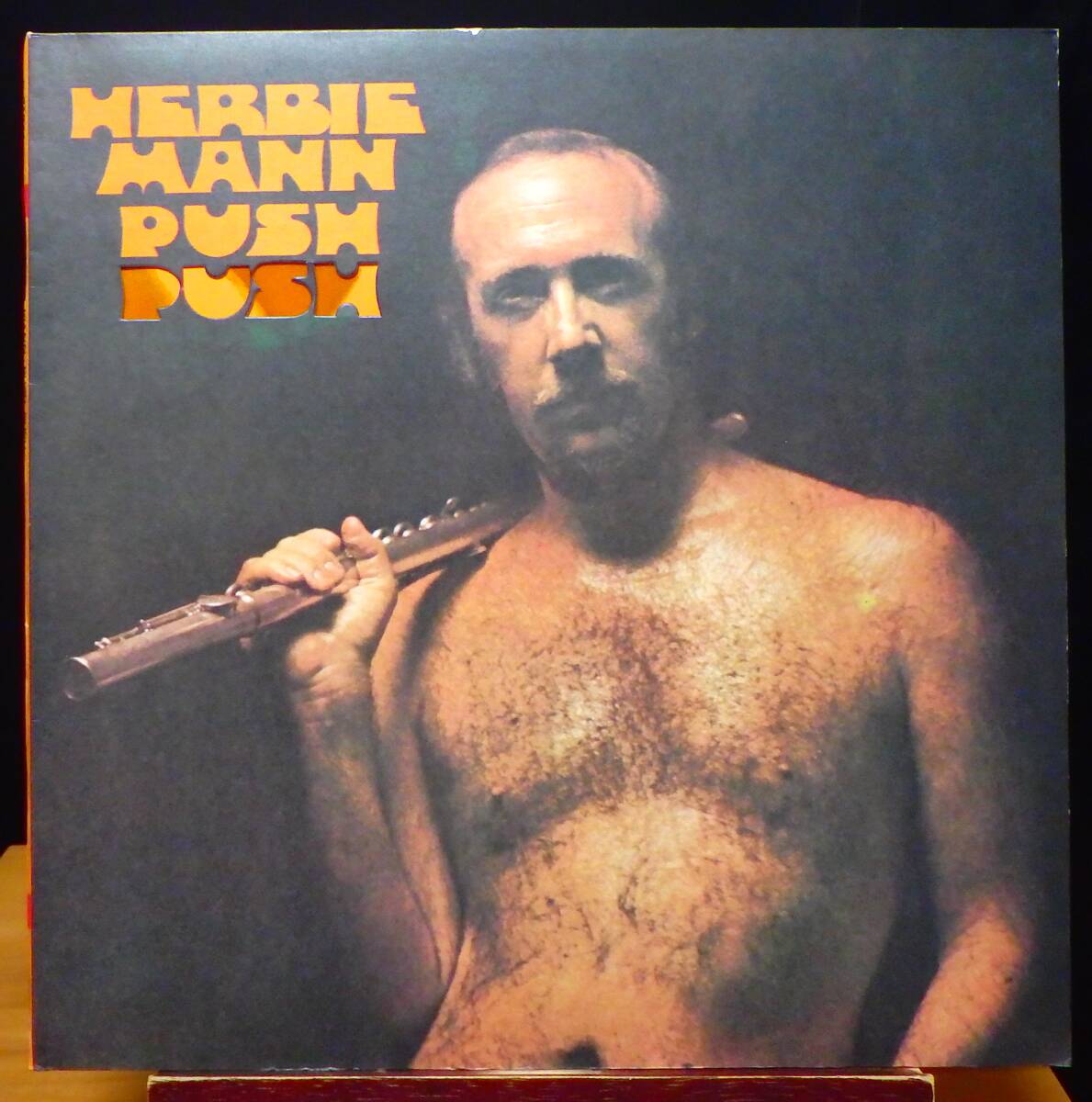 【JZ173】HERBIE MANN 「Push Push (プッシュ・プッシュ ハービー・マンとデュアン・オールマン)」,71 JPN 初回盤 ★ソウル-ジャズ拍卖