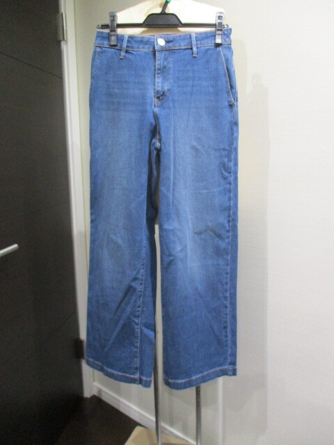 無印良品 MUJI WIDE デニムパンツ ジーンズ サイズS 送料無料拍卖