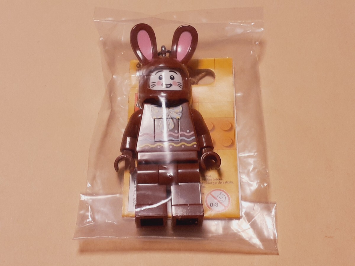 レゴ LEGO うさぎ ブラウン キーホルダー LED キーチェーンライト ミニフィグ キーライト拍卖