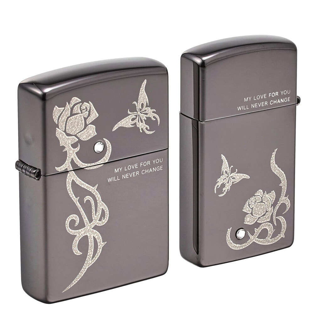 ジッポー ペアセット オイルライター トゥルーロマンス(2)クリアー TC-BNI/送料無料拍卖