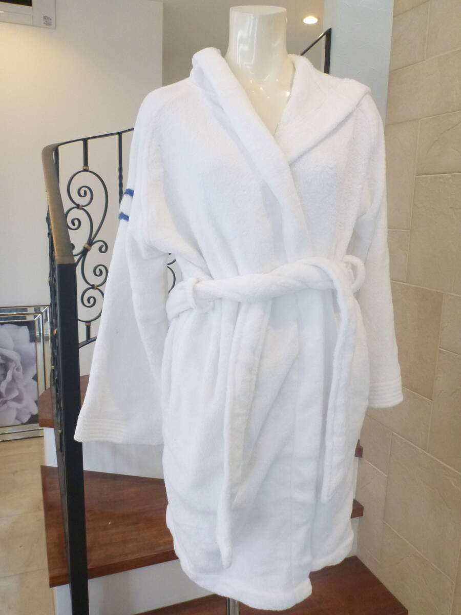 未使用 WORLD'S SOFTEST★白 ホワイト ふわふわ生地 バスローブ レディース S M L拍卖