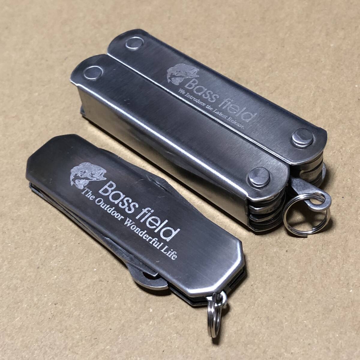 Bass field マルチツール 2点セット 未使用 非売品 ★★★送料無料★★★ 入手困難 超レア ペンチ 魚 釣り ツール拍卖