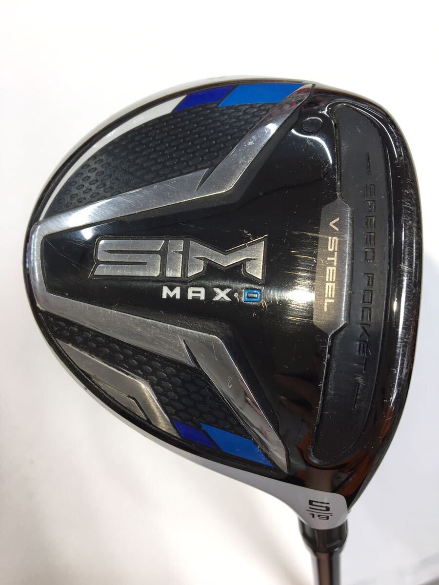 本州のみ送料無料◇フェアウェイウッド ◇テーラーメイド◇SIM MAX-D◇TENSEI BLUE TM50◇19度◇SR◇42.25in◇D-3◇318g◇カバー無し拍卖