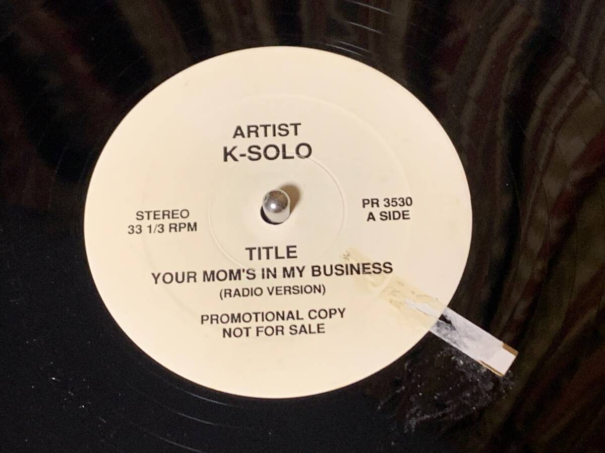 K-SOLO ♪YOUR MOM'S IN MY BUSINESS US オリジナル拍卖
