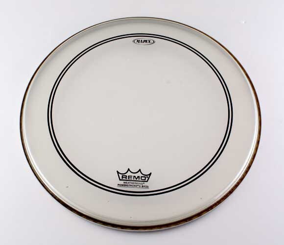 REMO/MAPEXのPOWER STROKE 3 Clear For Bass Drum 22inchです。商品は新古品、訳あり品です。即決落札して頂けます。拍卖