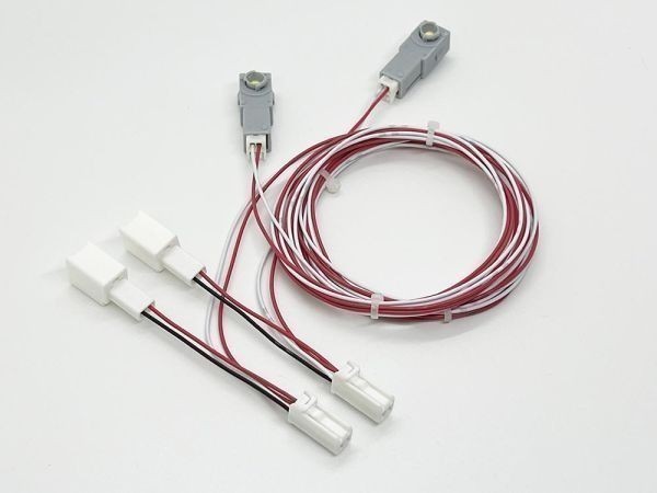YO-644-2W 【N-BOX / N-BOX カスタム JF3 JF4 フットランプ 増設 ハーネス 白色 LED 2本 1500mm】 送料込 インナーランプ拍卖