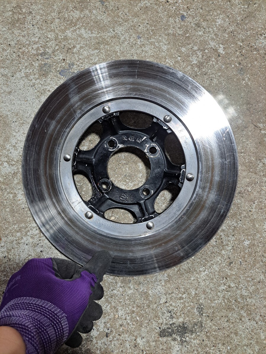 7 ホンダ CB400F CB350F ディスクローター 当時物 398 408 ディスク板 セブンスター ハヤシキャスト ビートキャスト拍卖