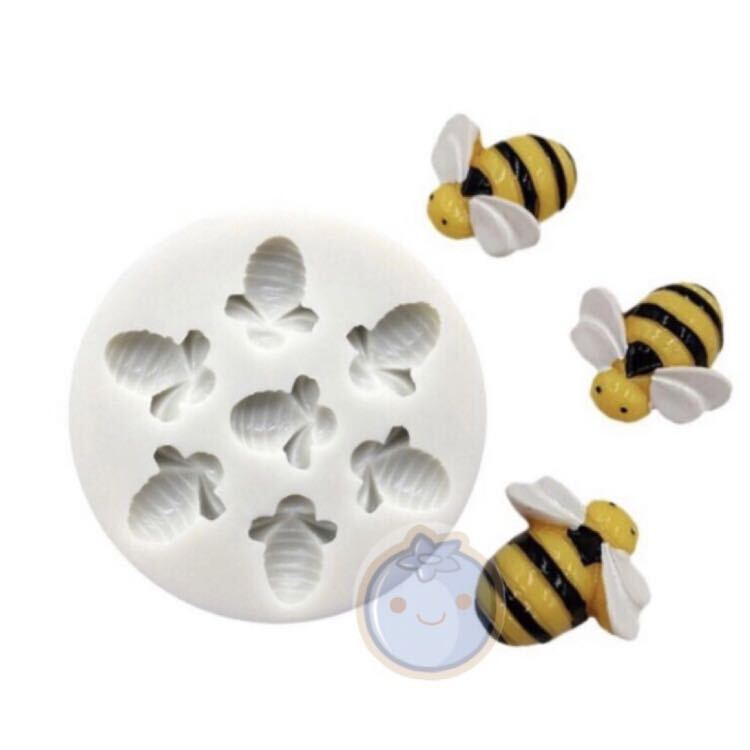 新品(送料無料)ミツバチ シリコンモールド型 みつばち 蜂 ハニカム ハチの巣 蜜蜂 はちみつ ビフ はつばち てんとう虫 動物 花 虫拍卖