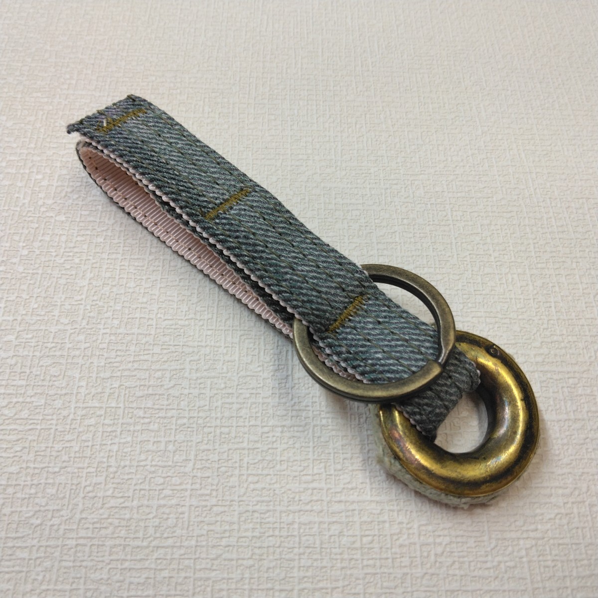 キーリング ハンドメイド スイス軍 ジャケット 布地を使った キーホルダー 拍卖