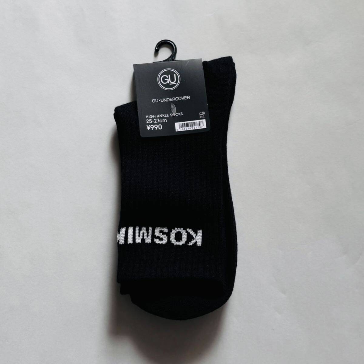 【新品未使用】GU×UNDERCOVER ハイアンクルソックス ブラック拍卖
