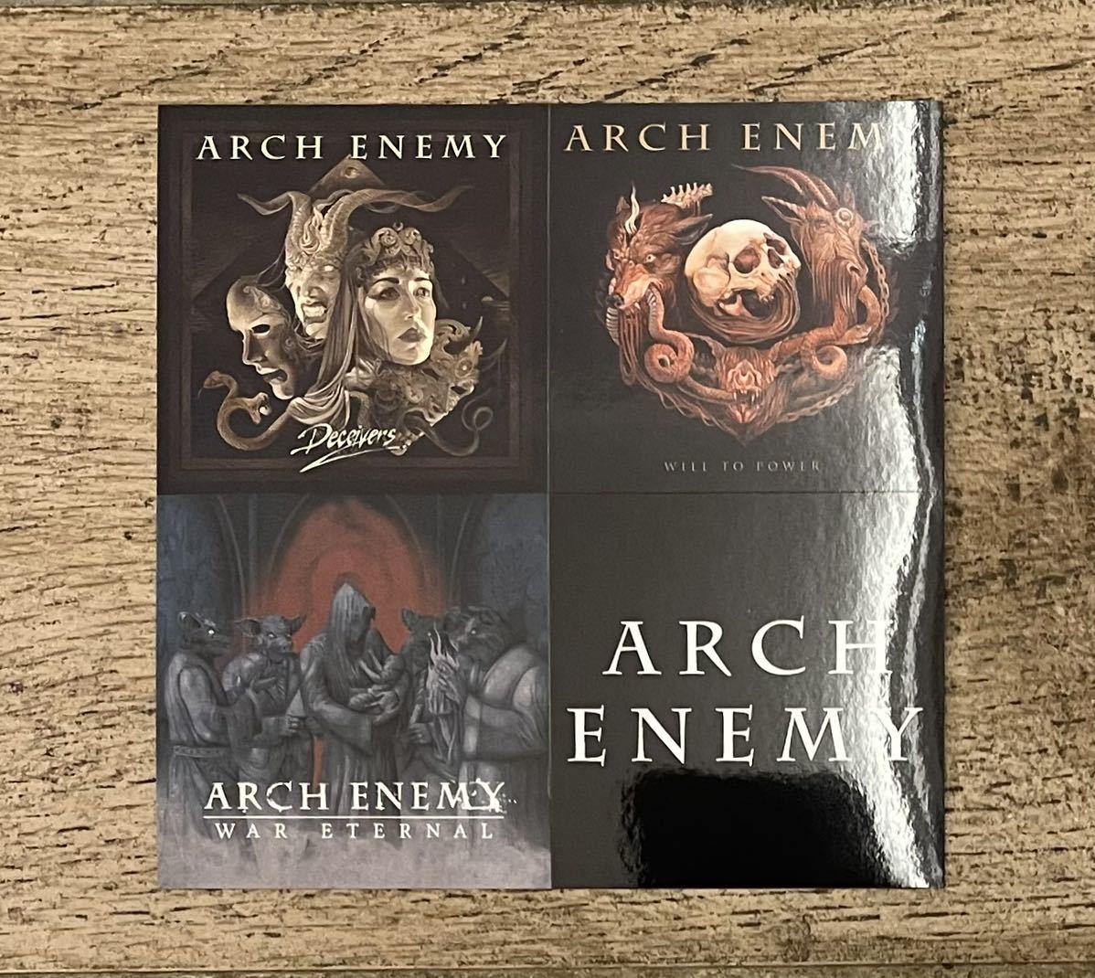 即決! 公式! ARCH ENEMY ☆ 非売品 ステッカー / アーチ エネミー拍卖
