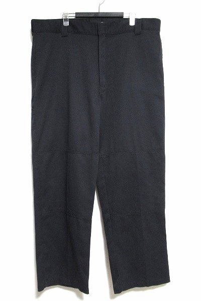 N7109:大きいサイズ!US古着 DICKIES(ディッキーズ)FLEX Loose Fit ワークパンツ/黒/42×32:5拍卖